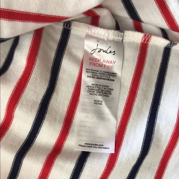 SALE OFR🆕JOULES “FAB YULE US” HARBOUR JERSEY TOP(Sz6) - Picture 13 of 15